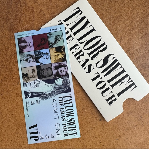 Taylor Swift VIP merch (VIP ticket, bumper, sticker, postcards) - Picture 3 of 7